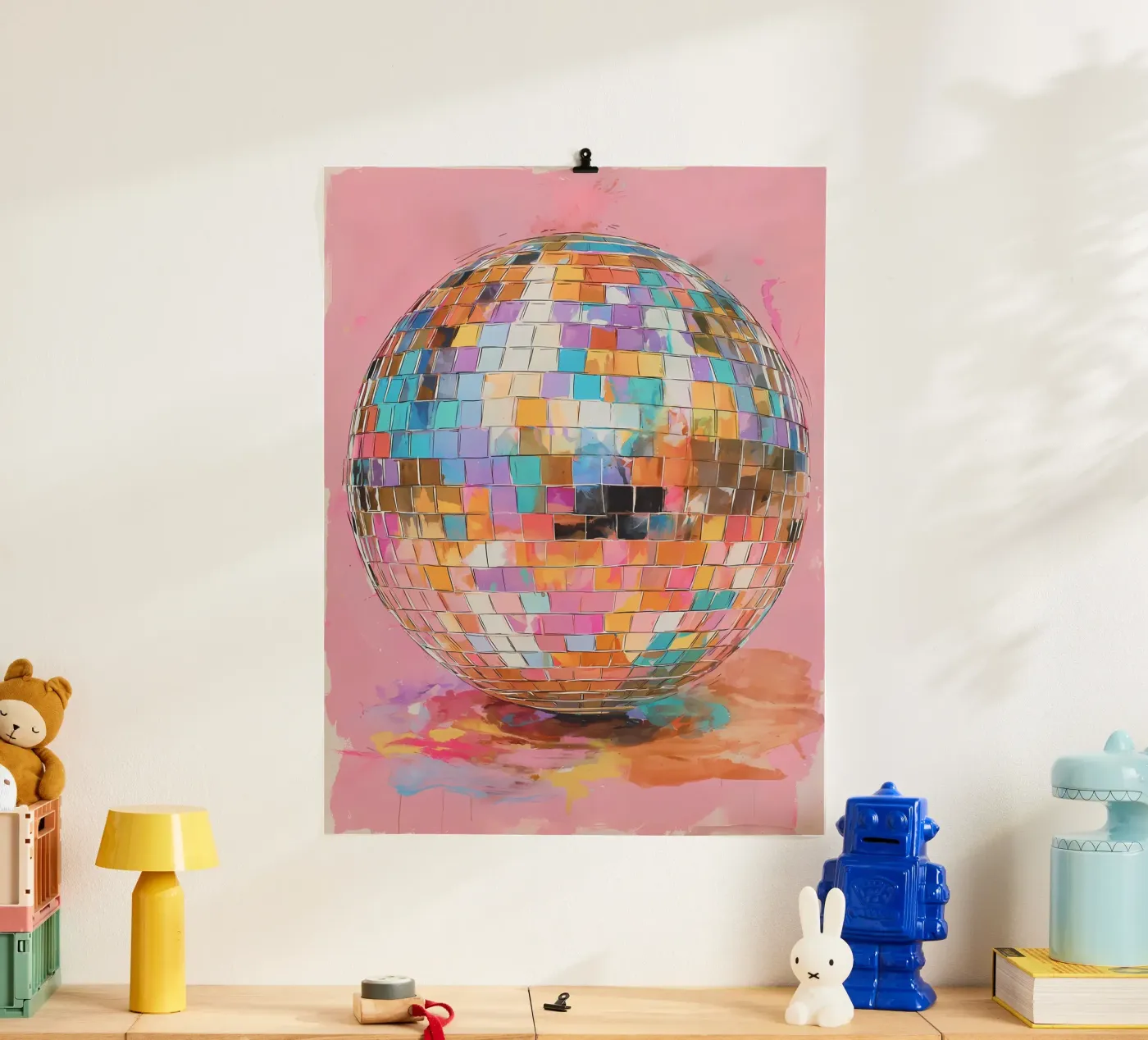 Disco Ball poster by IamHomeStudio