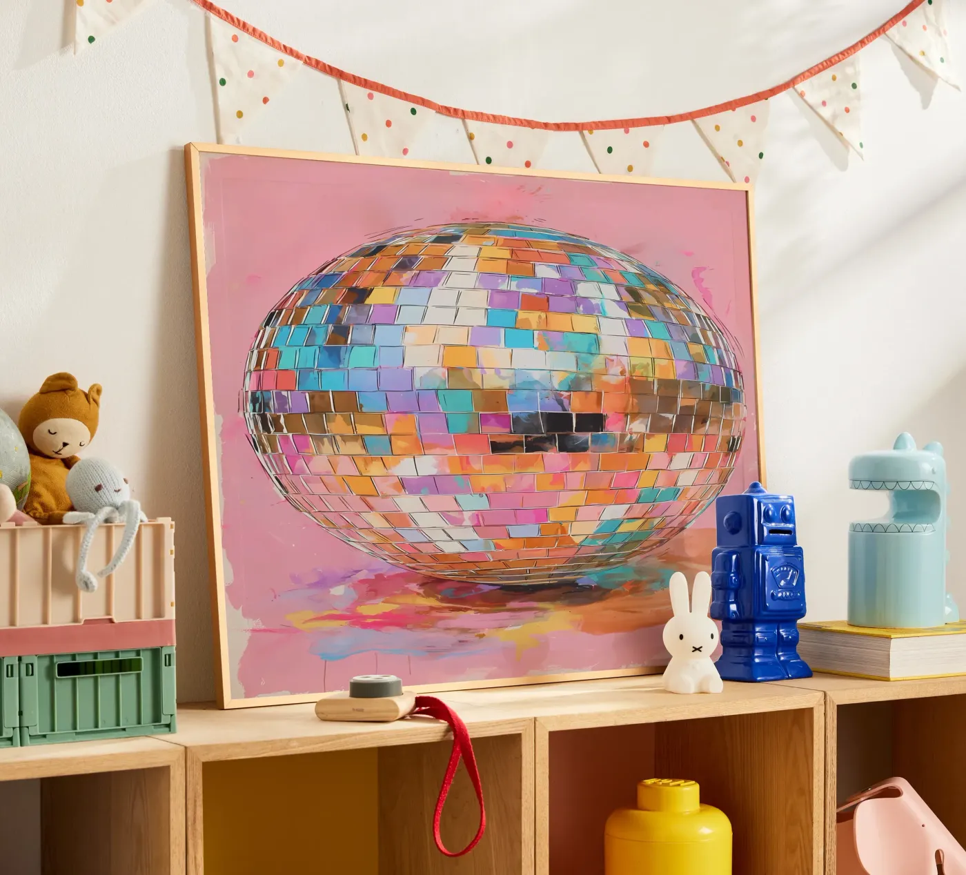 Disco Ball poster by IamHomeStudio