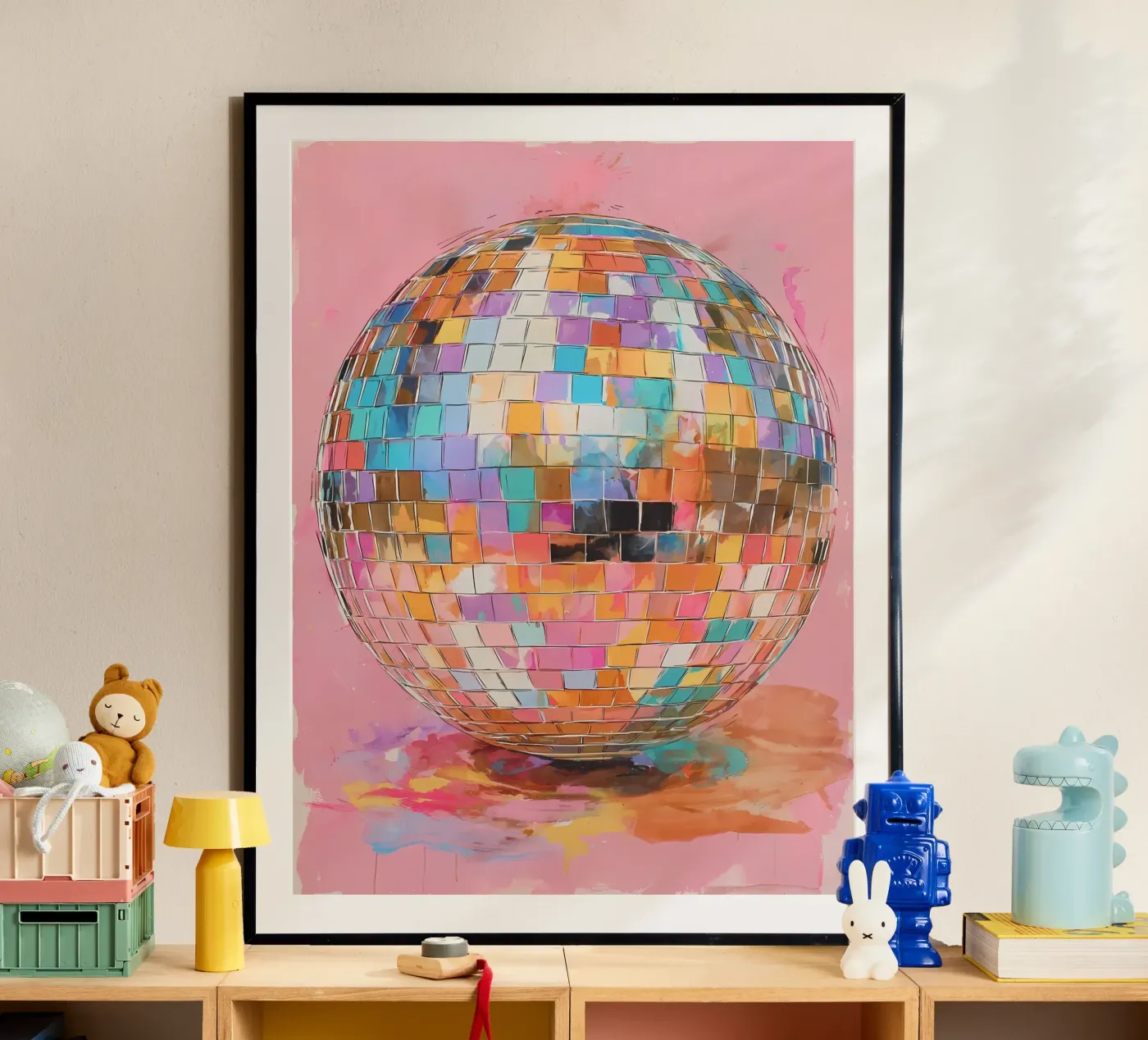 Disco Ball poster by IamHomeStudio
