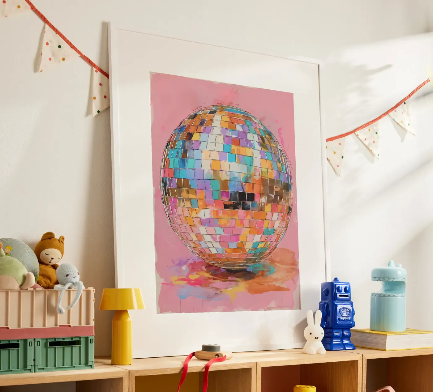 Disco Ball poster by IamHomeStudio