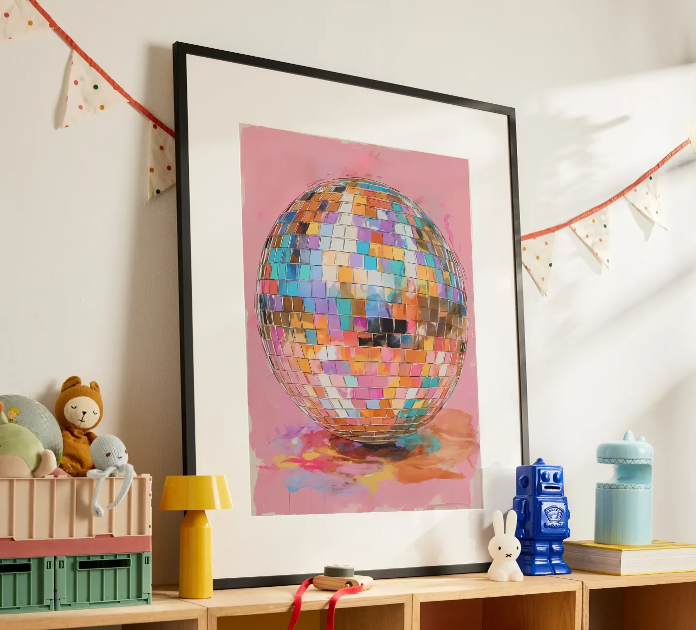 Disco Ball poster by IamHomeStudio