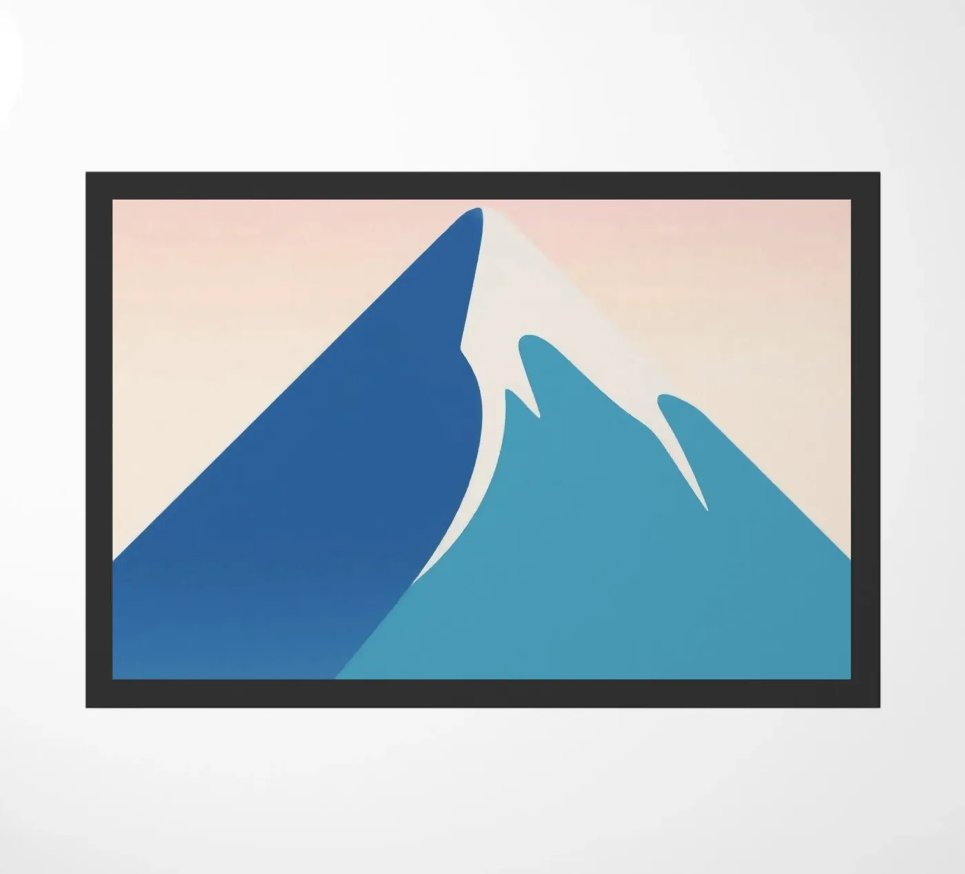 Peak Summit doormat by knowledge