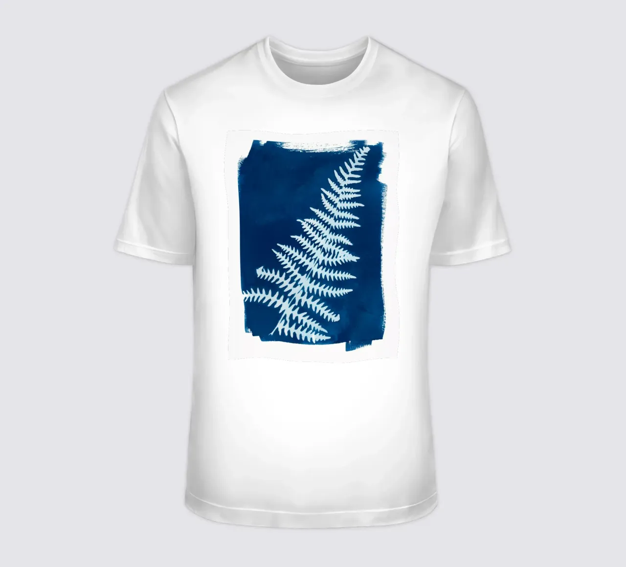 Felce cianotipica t-shirt da Kim Hubball Studio
