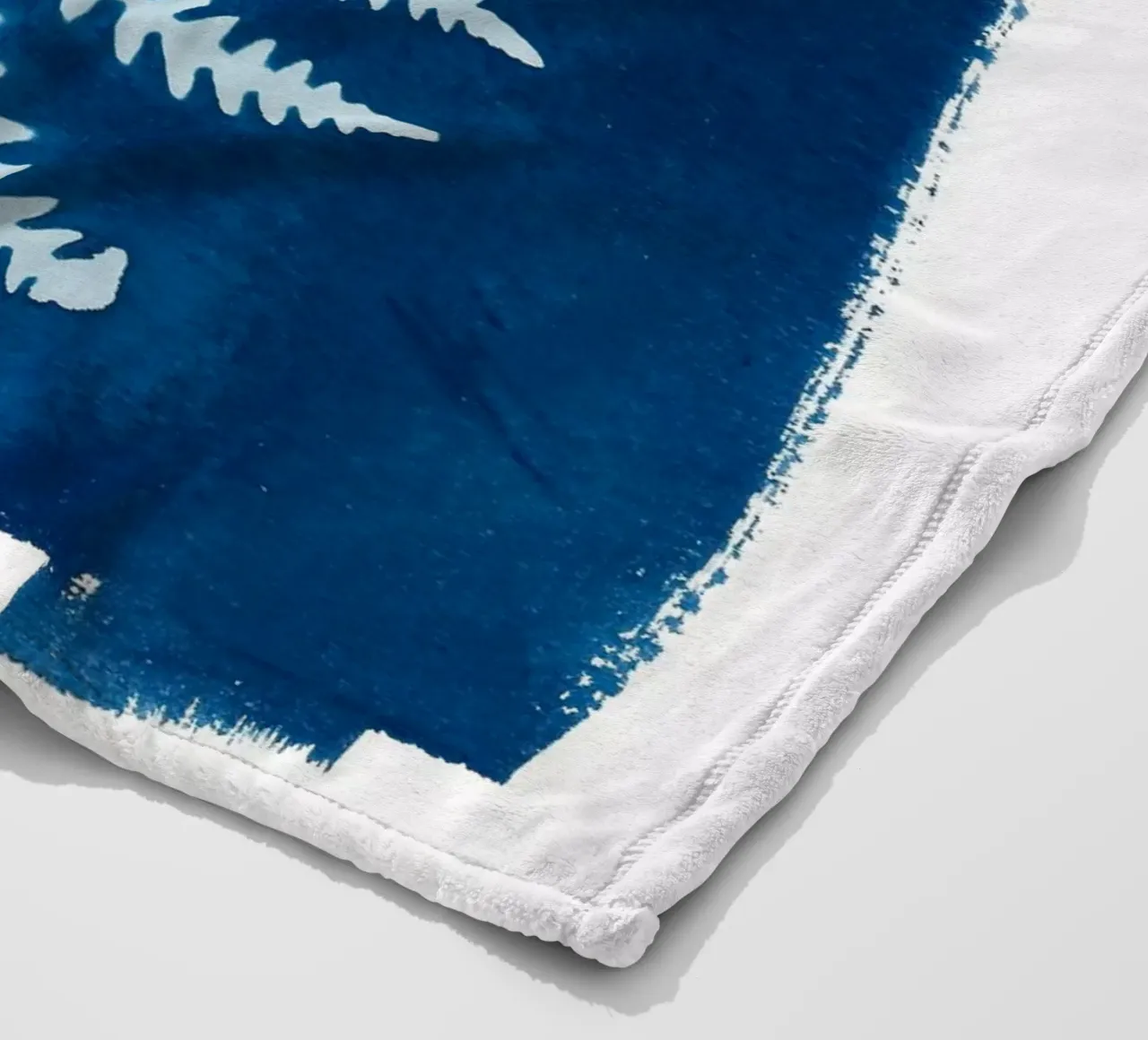 Felce cianotipica coperta in pile da Kim Hubball Studio