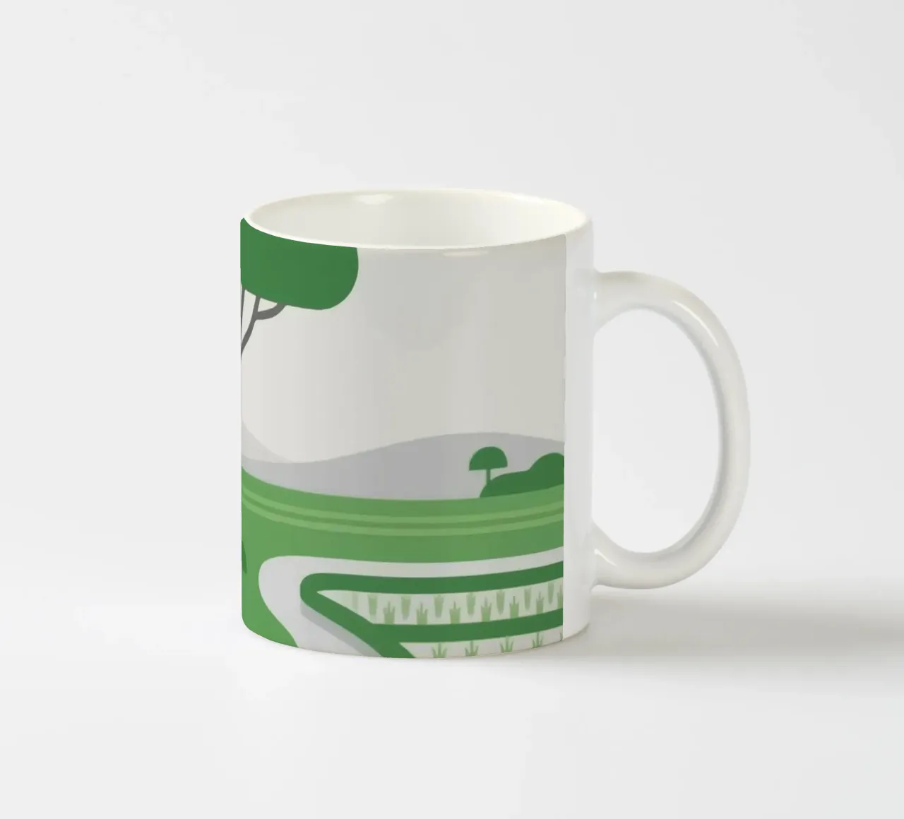 Contadini nelle risaie tazza in ceramica da knowledge