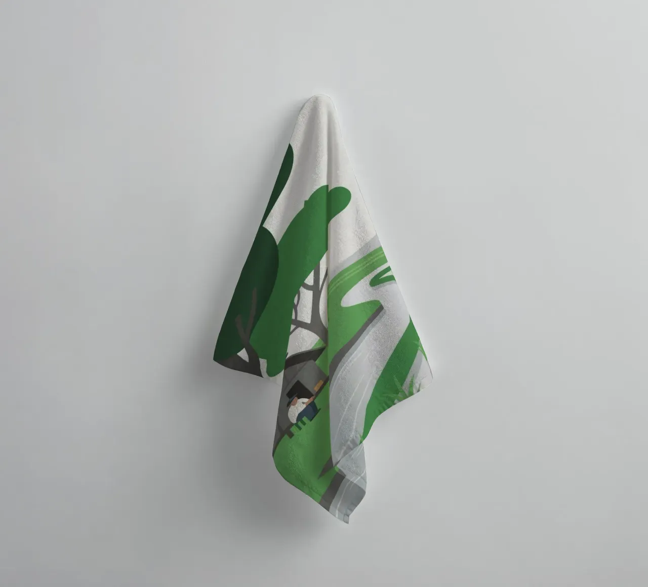 Farmers in the rice fields towel by knowledge