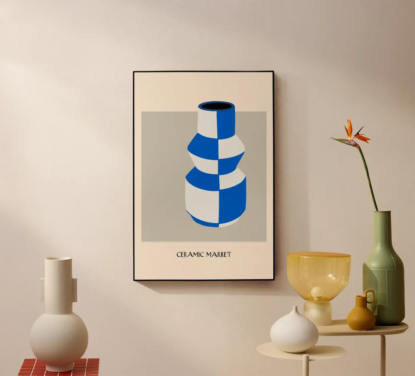 Ceramic Market acrylic glass by treechild