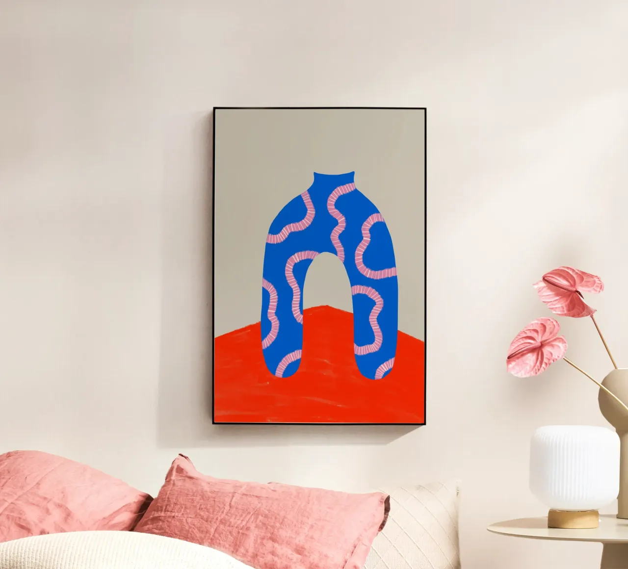 Blue Vase plexiglass da treechild