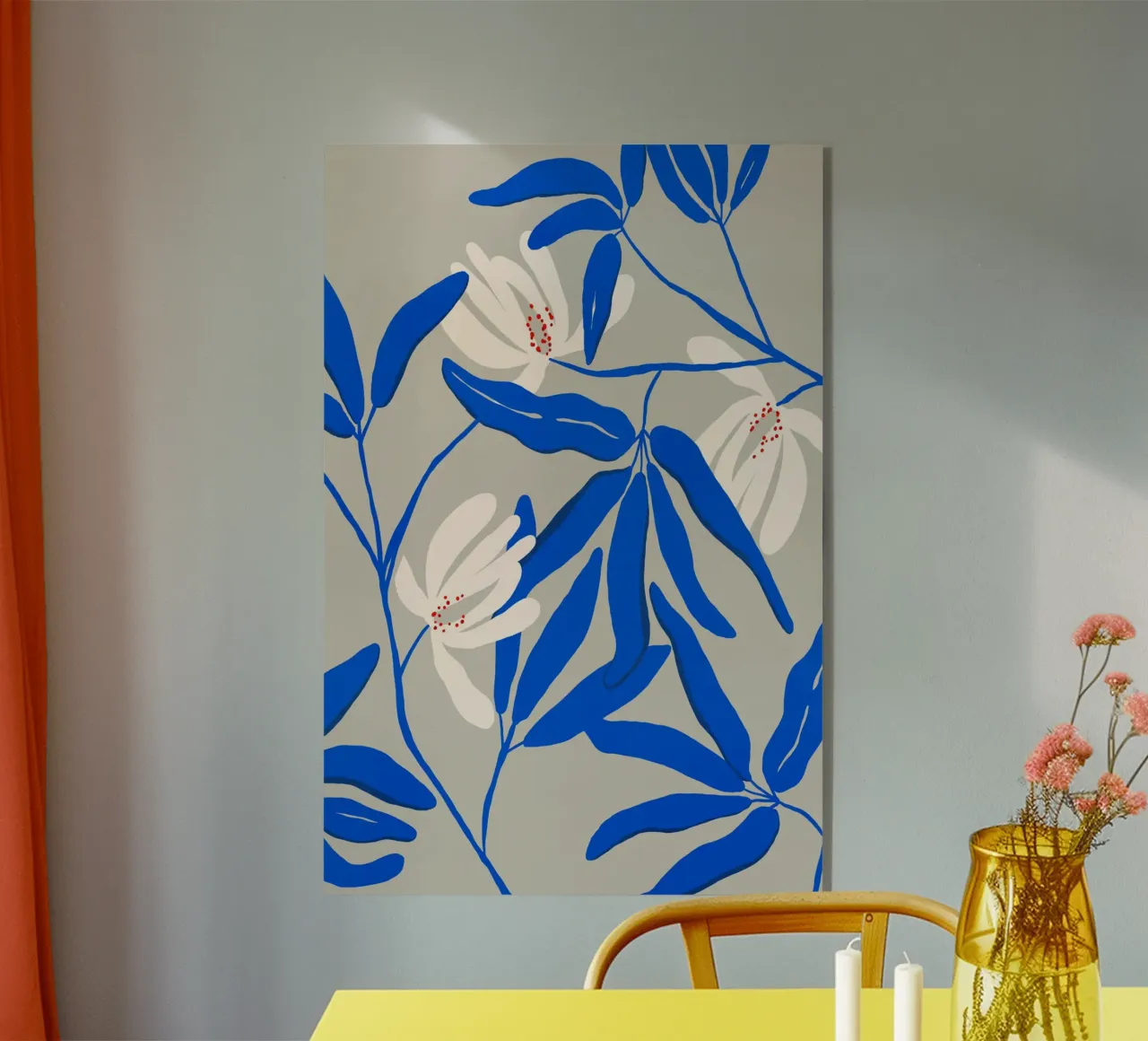 Bleu Et Blanc plexiglass da treechild