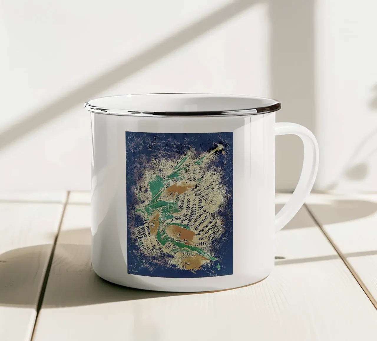 IDEAL GIFT 97 invers. tazza in smalto da Thierry Vobmann Abstract painting