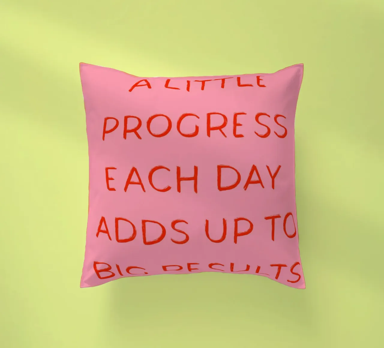 A Little Progress cuscino da treechild