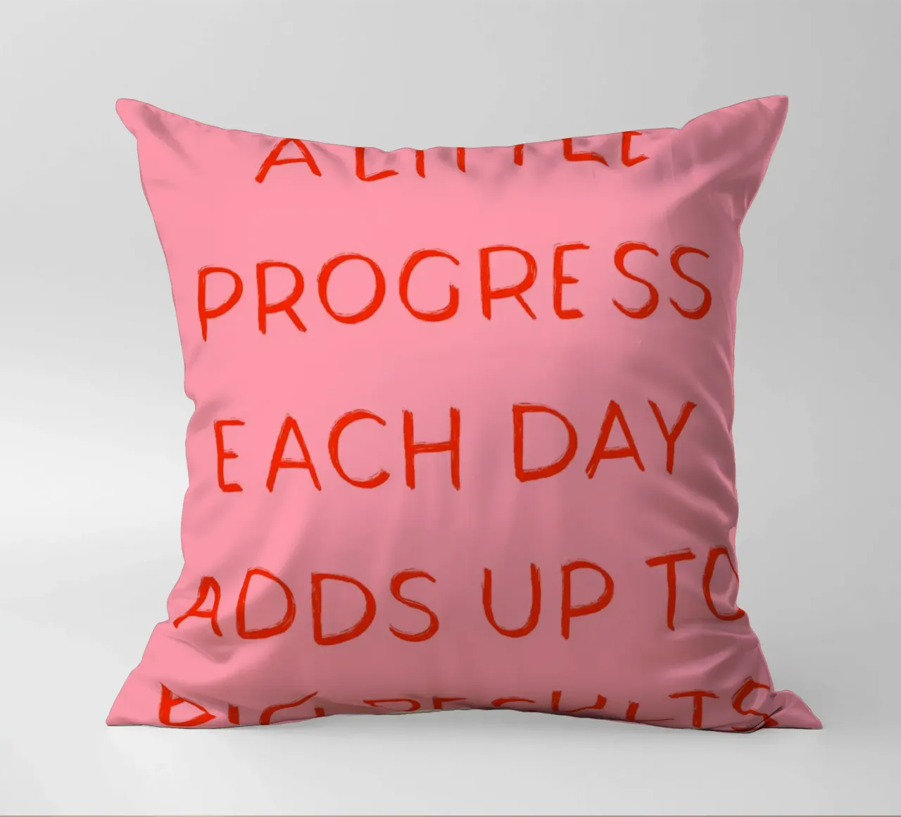 A Little Progress cuscino da treechild