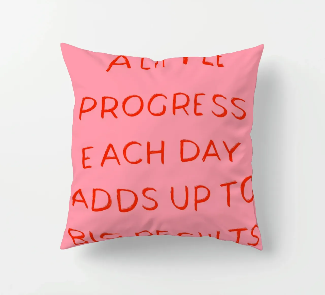A Little Progress cuscino da treechild