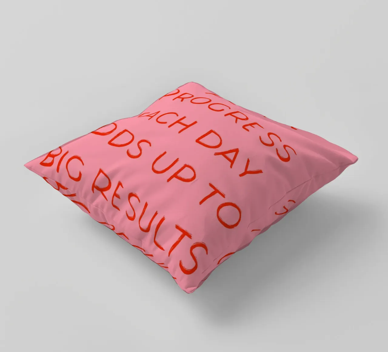 A Little Progress cuscino da treechild