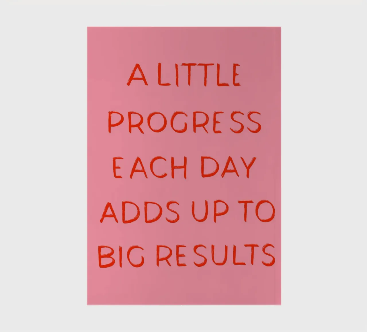 A Little Progress notebook by treechild