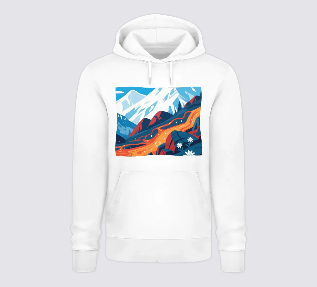 Vulcano felpa con cappuccio da knowledge
