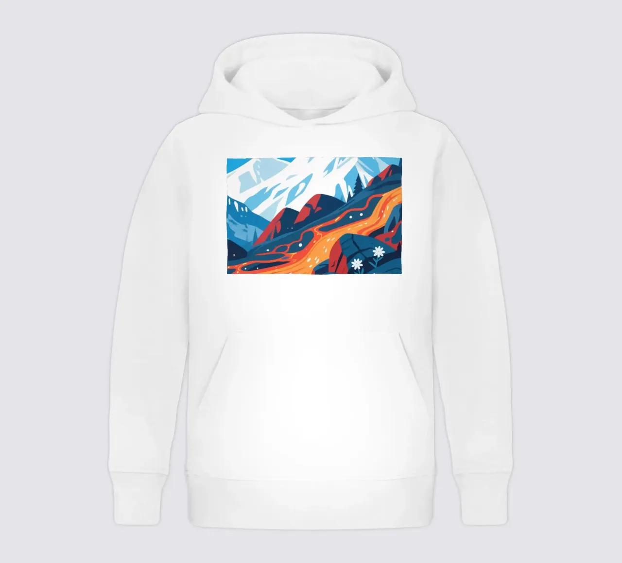 Vulcano felpa bambino con cappuccio da knowledge