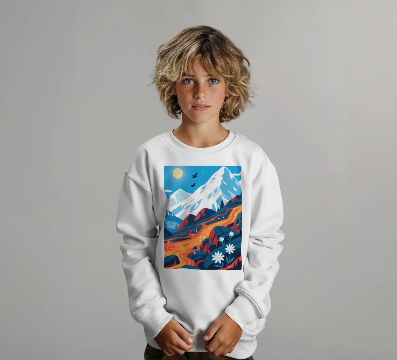 Vulcano felpa bambino da knowledge