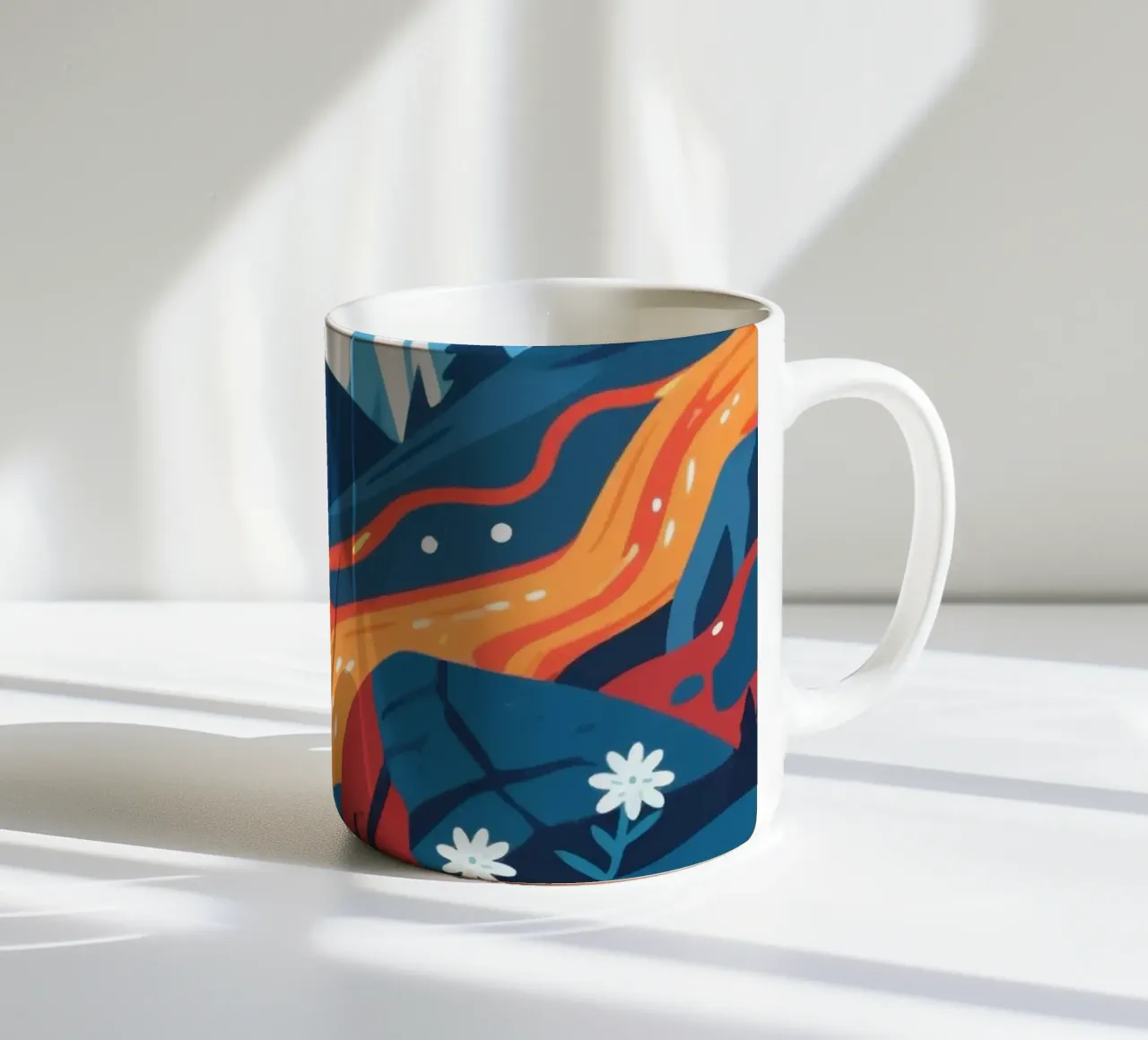 Vulcano tazza in ceramica da knowledge