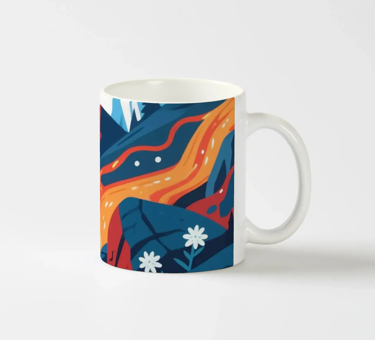 Vulcano tazza in ceramica da knowledge