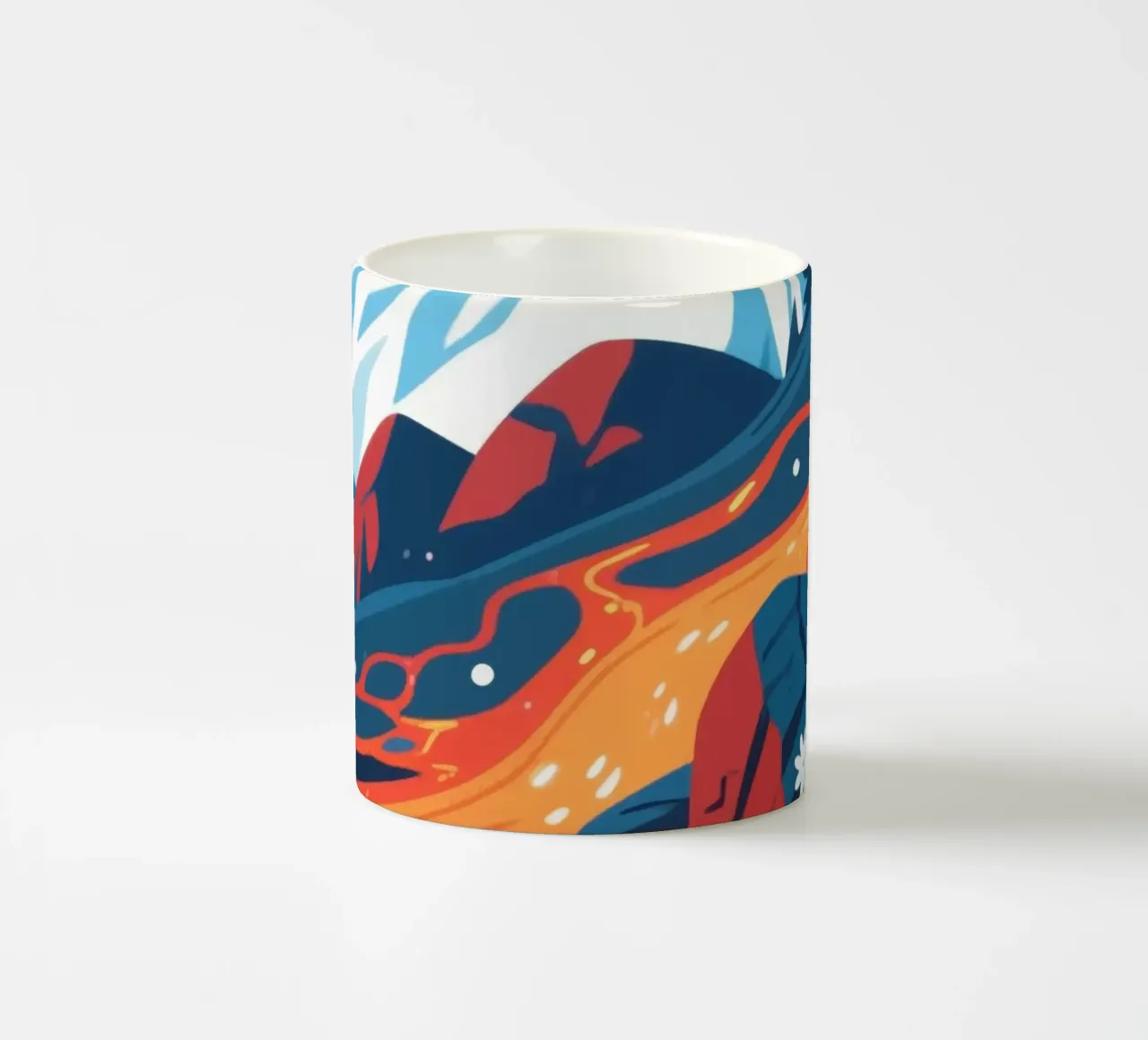 Vulcano tazza in ceramica da knowledge
