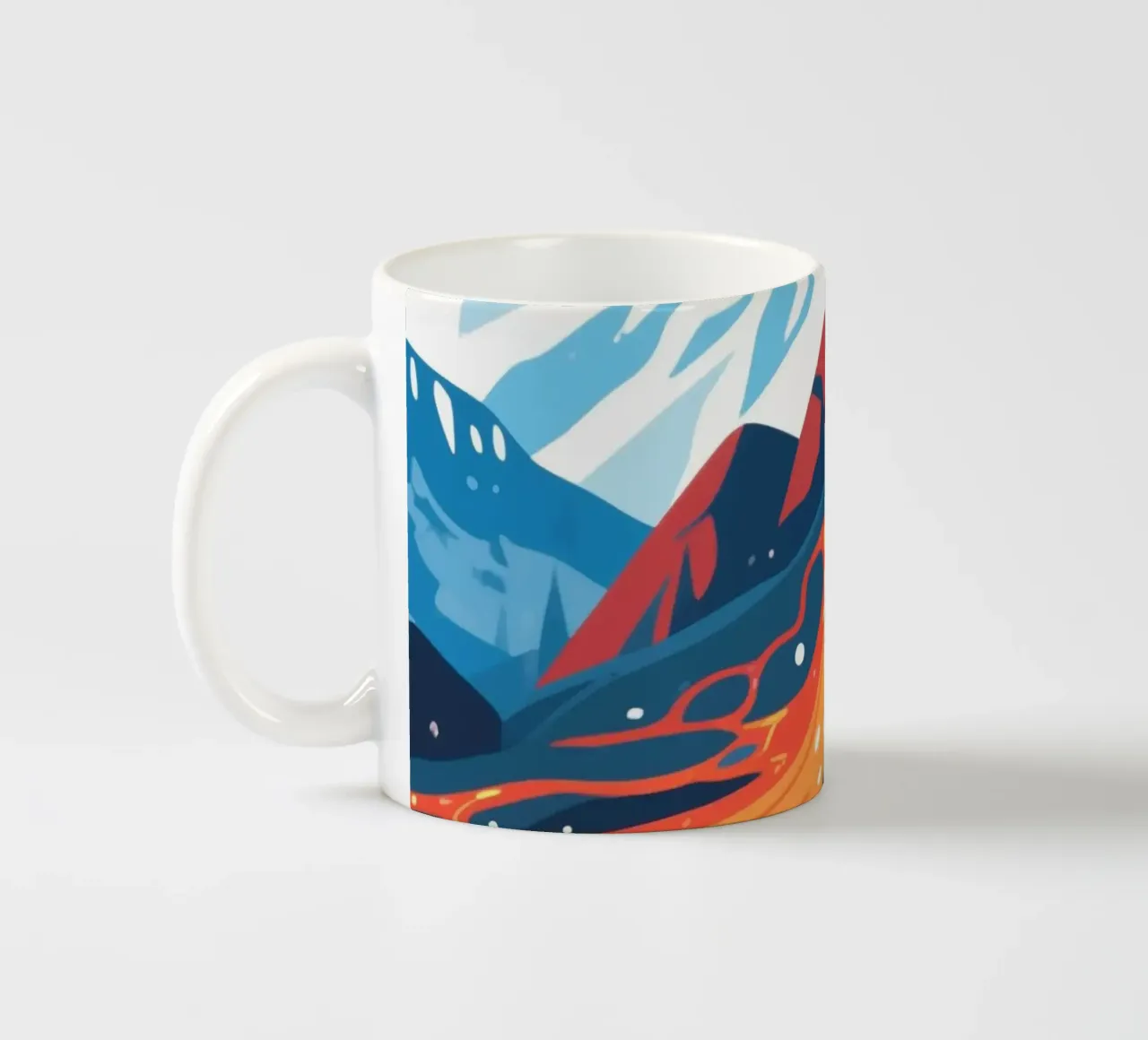 Vulcano tazza in ceramica da knowledge
