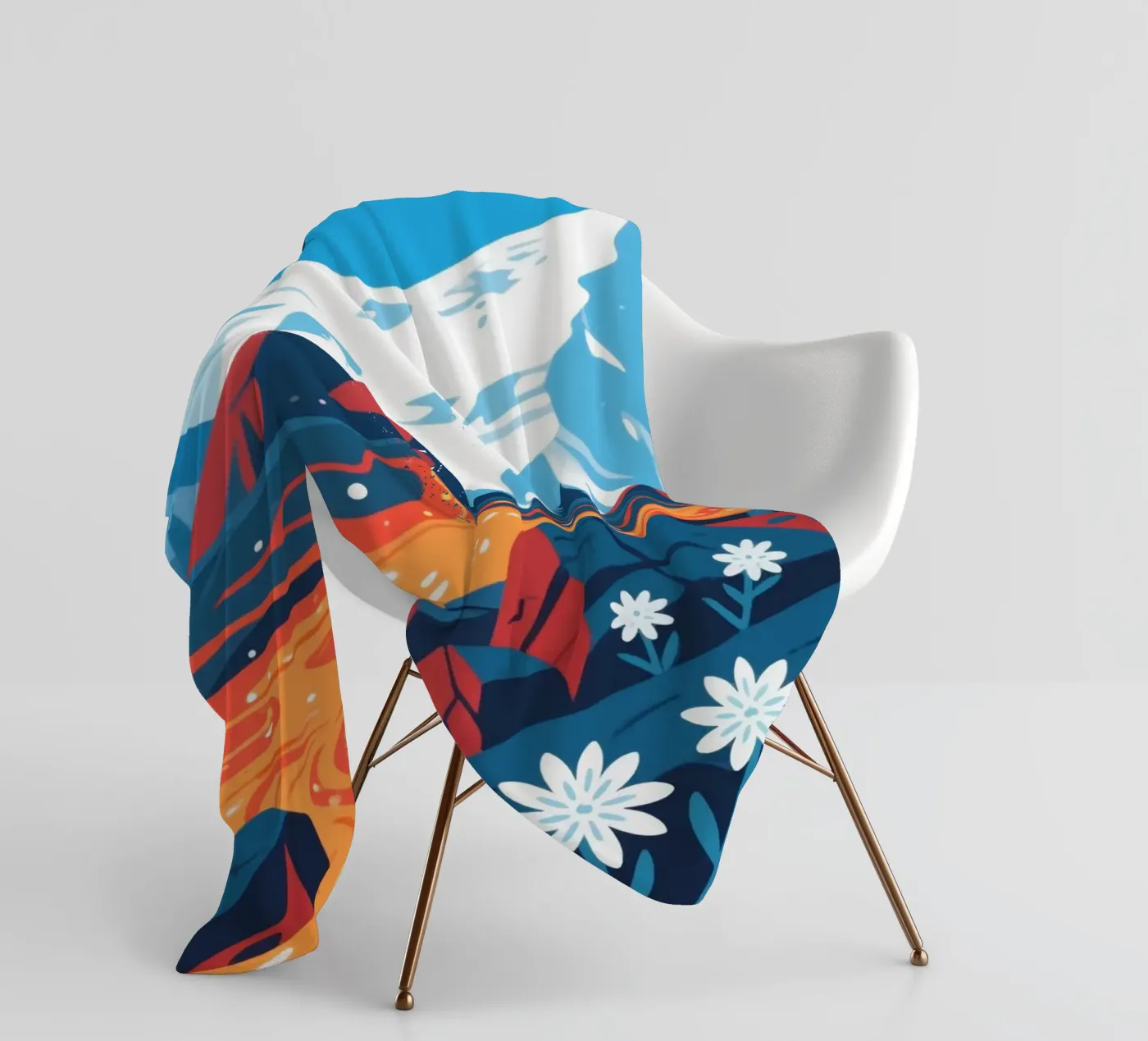 Volcano plaid polaire de knowledge