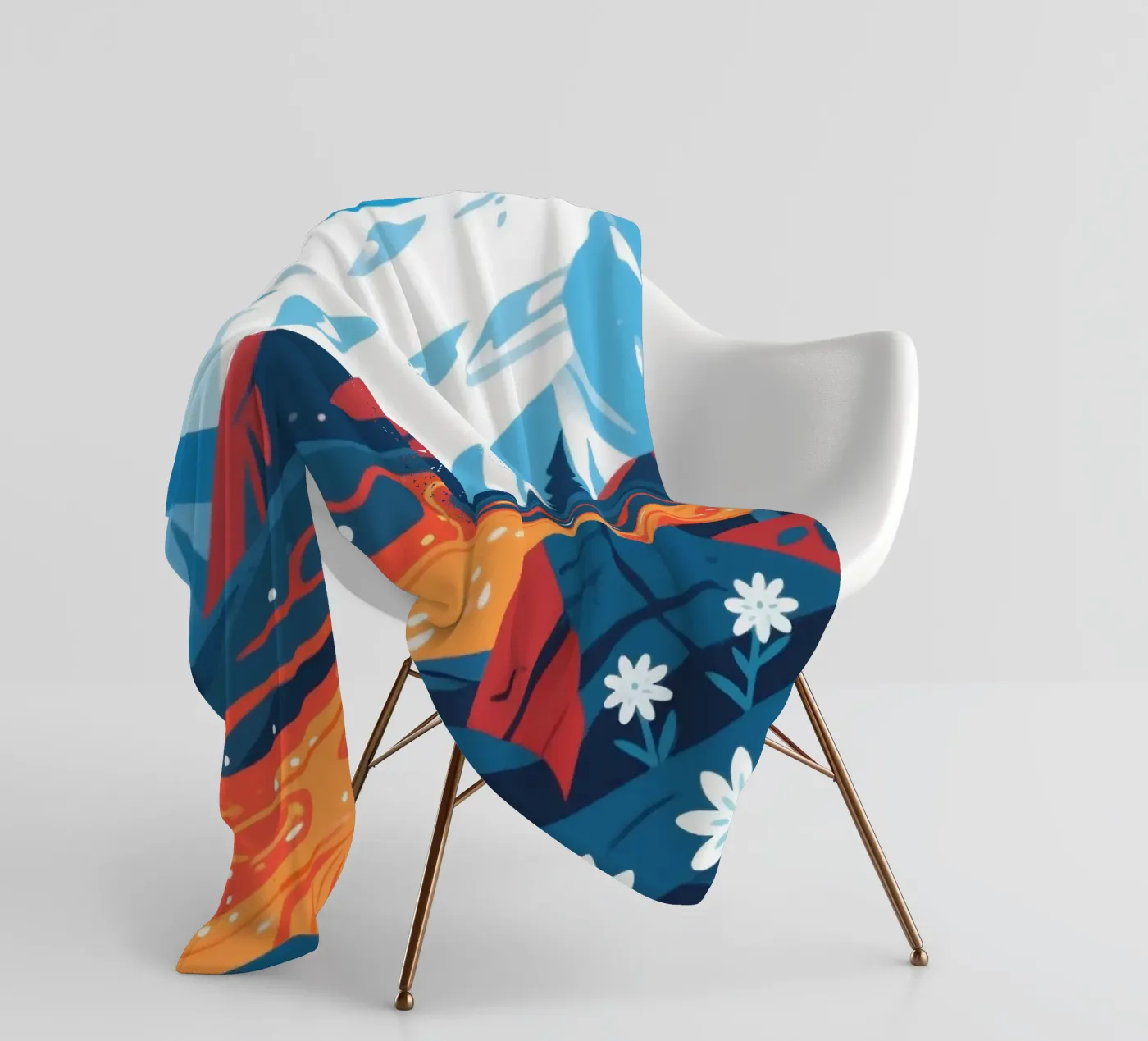 Volcano plaid polaire de knowledge