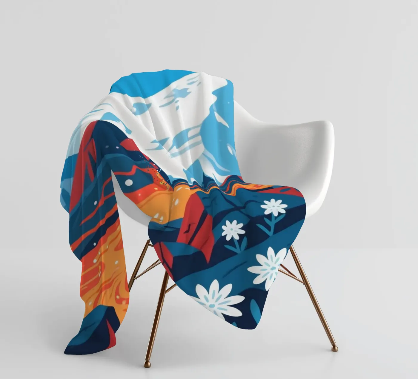 Volcano plaid polaire de knowledge