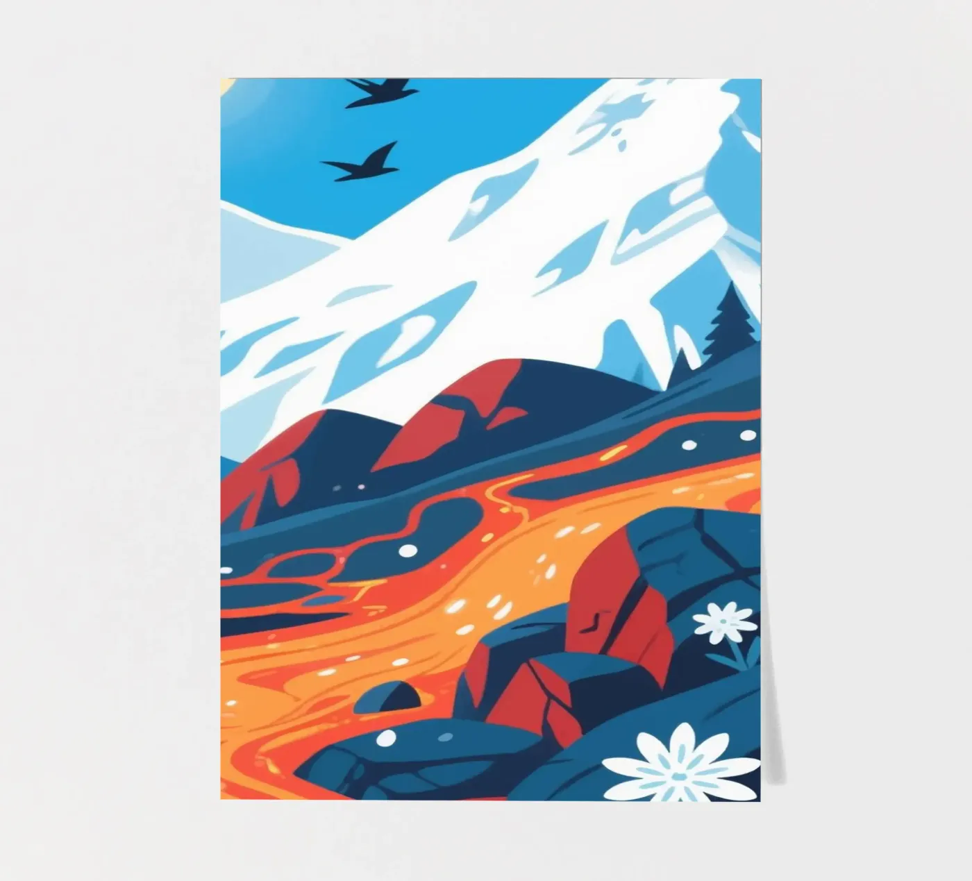 Volcano Stickerbogen von knowledge