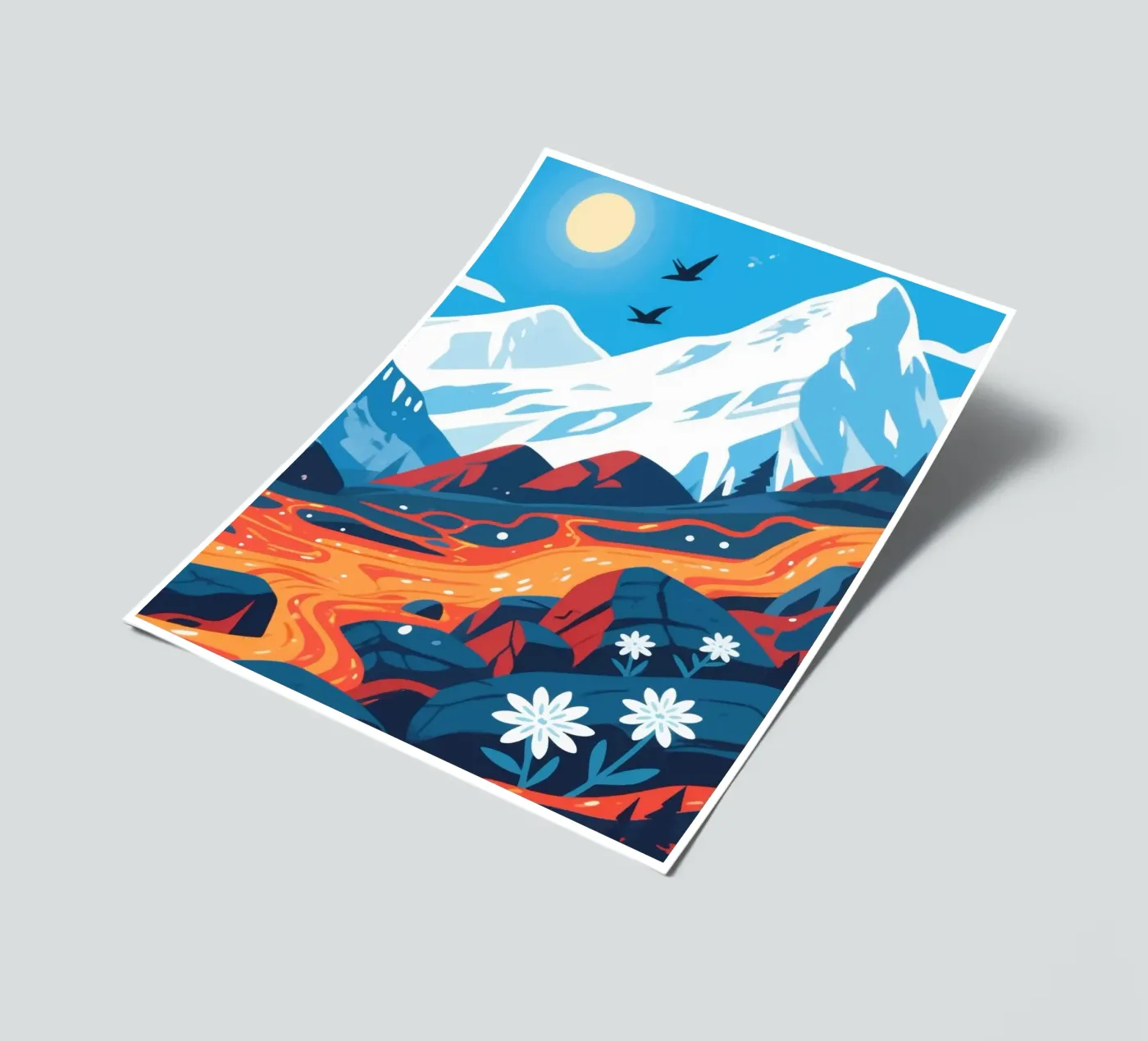 Volcano Stickerbogen von knowledge
