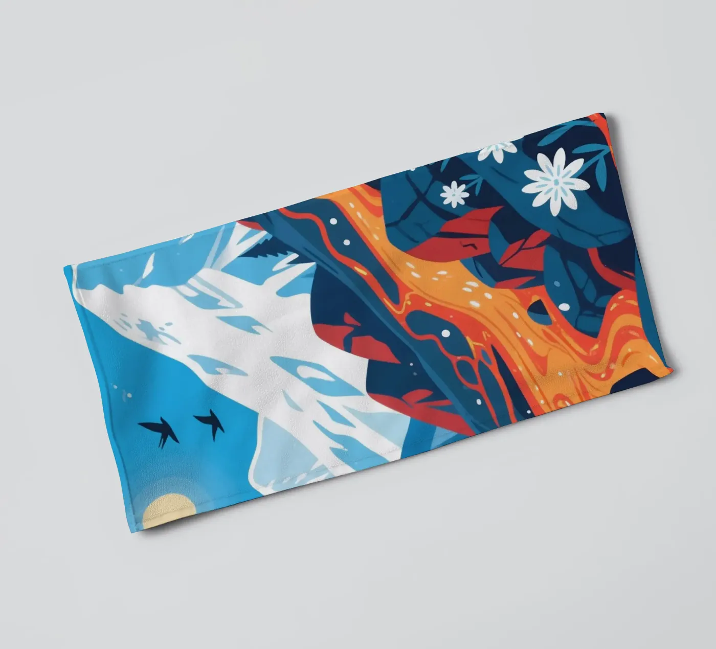 Volcano Handtuch von knowledge