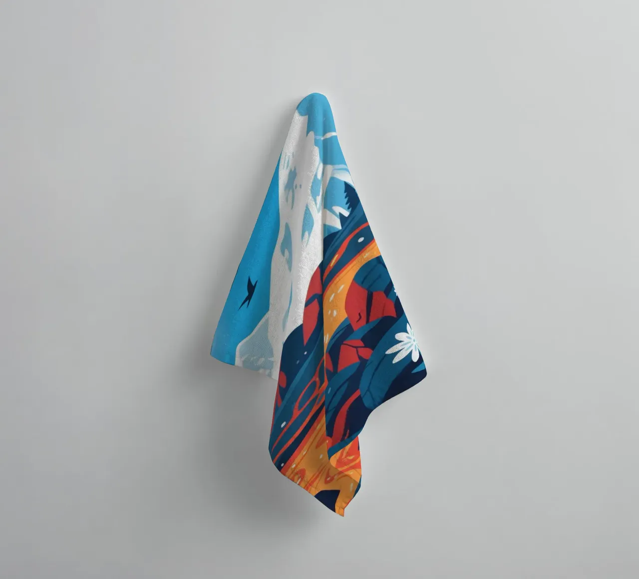 Vulcano asciugamano da bagno da knowledge