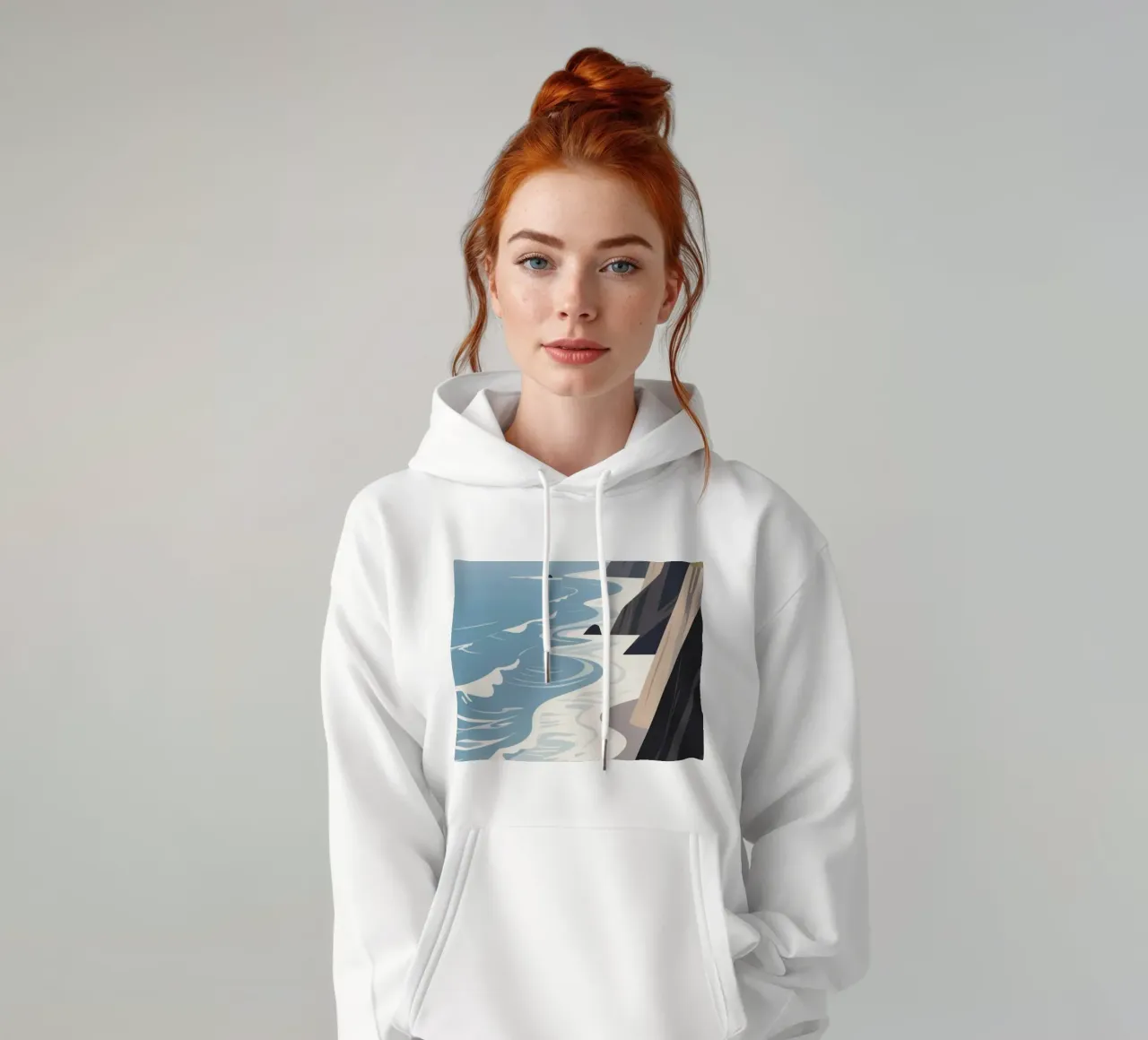 Ocean Clift felpa con cappuccio da knowledge