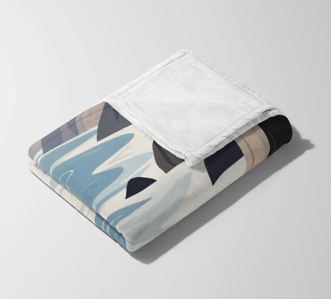 Ocean Clift Fleecedecke von knowledge