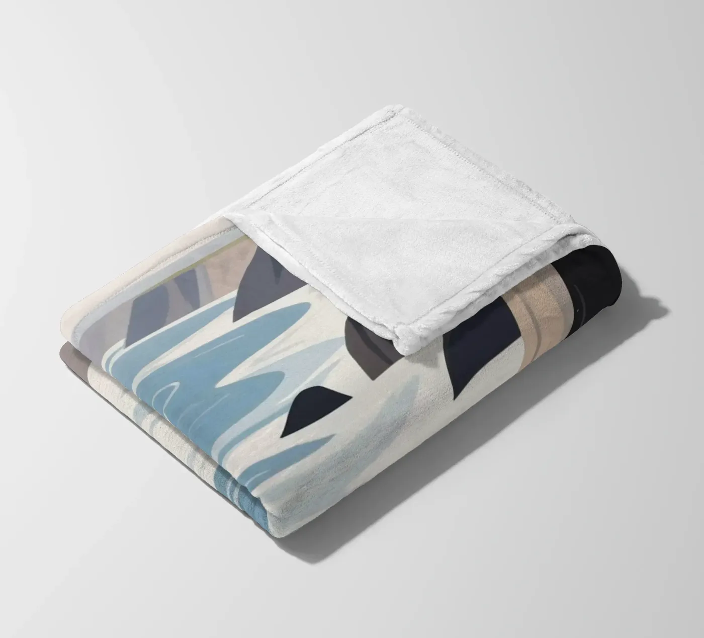 Ocean Clift Fleecedecke von knowledge
