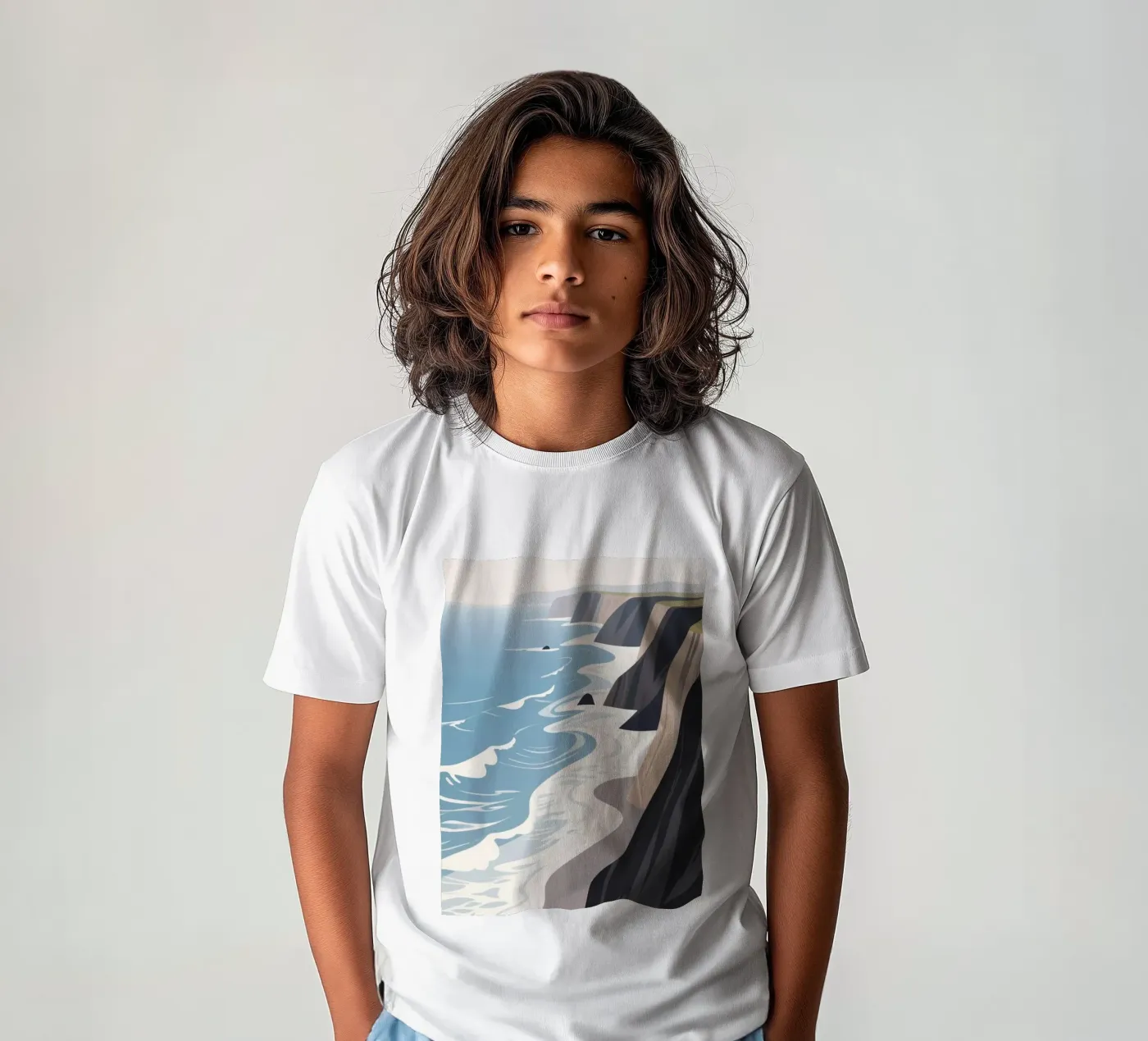 Ocean Clift t-shirt bambini da knowledge