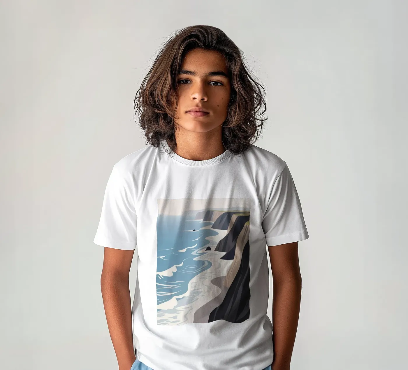 Ocean Clift t-shirt bambini da knowledge
