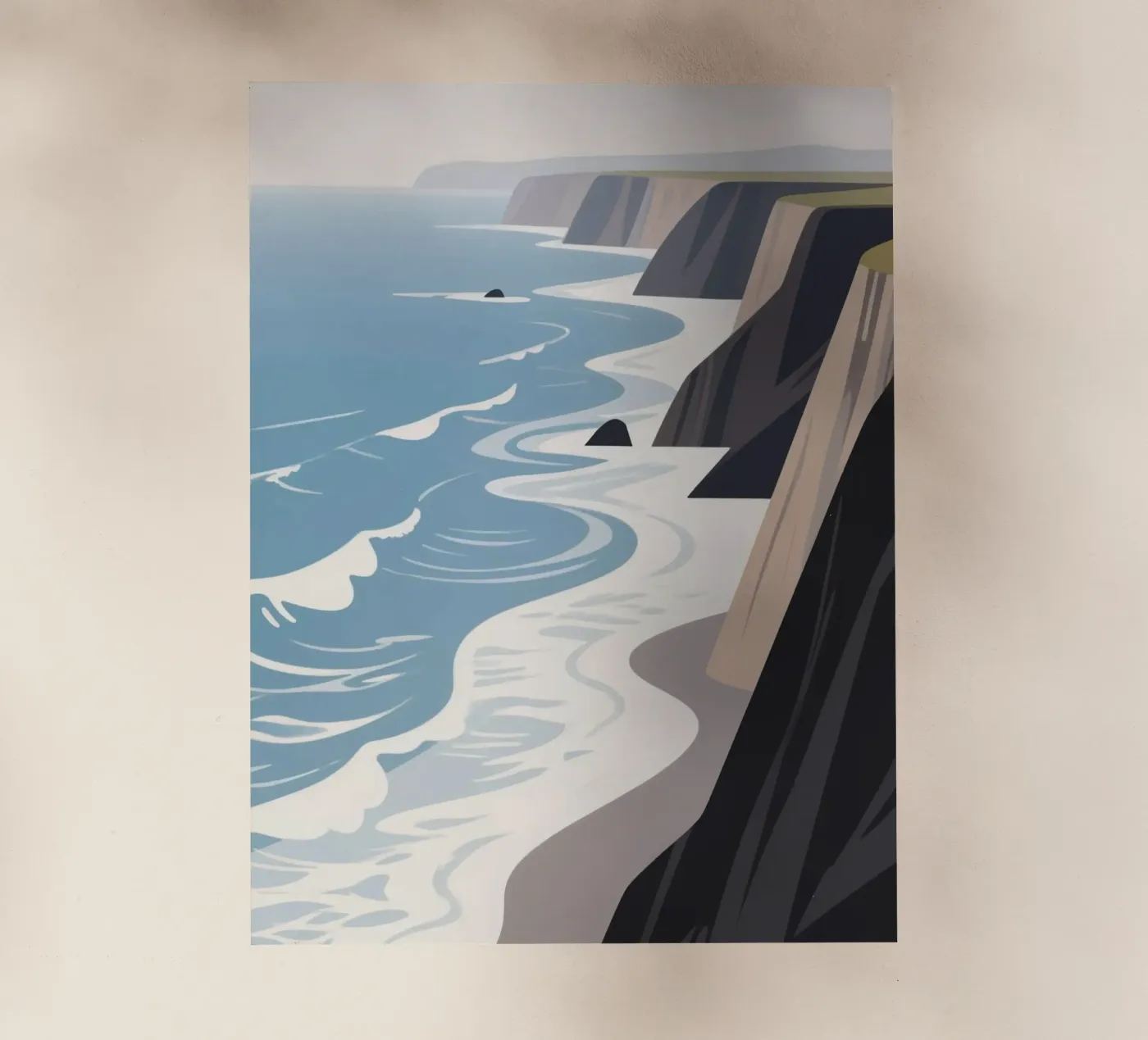 Ocean Clift pellicola backlit da knowledge