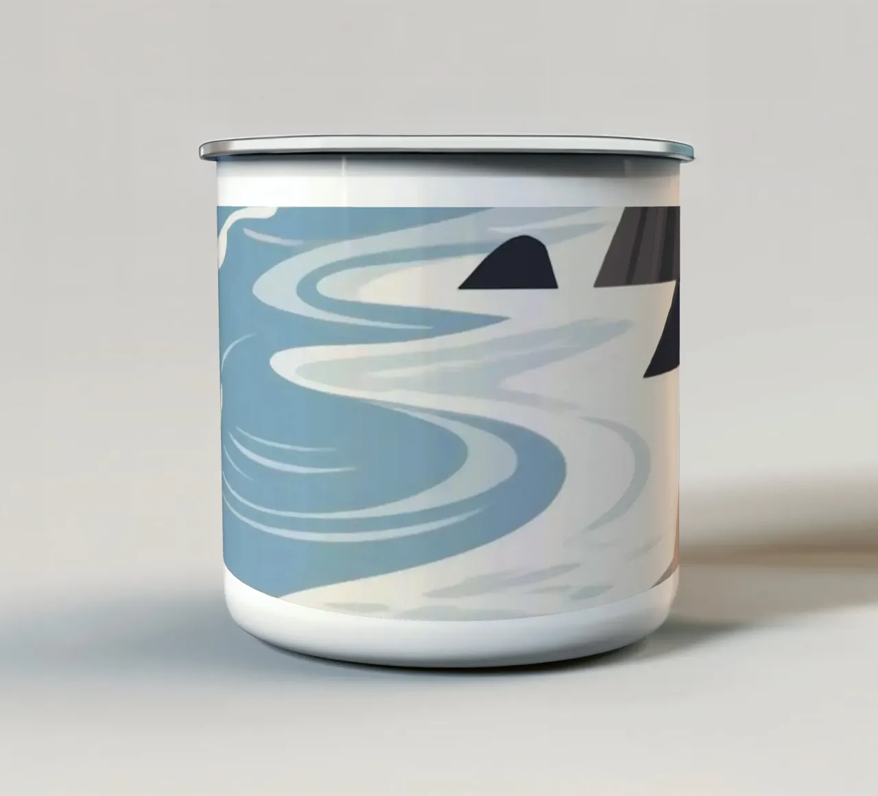 Ocean Clift tazza in smalto da knowledge