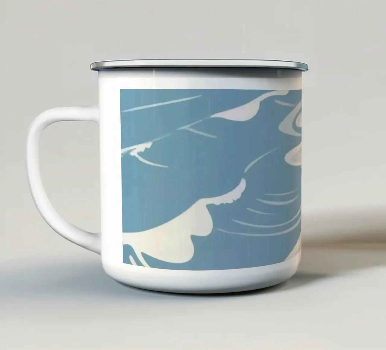 Ocean Clift tazza in smalto da knowledge