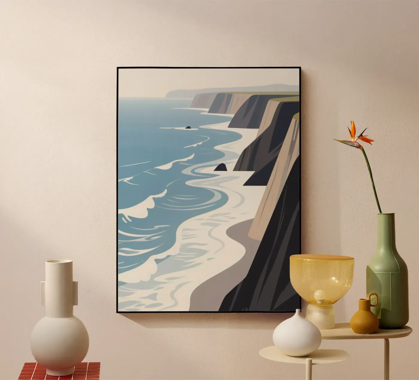 Oceaan Clift acryl van knowledge