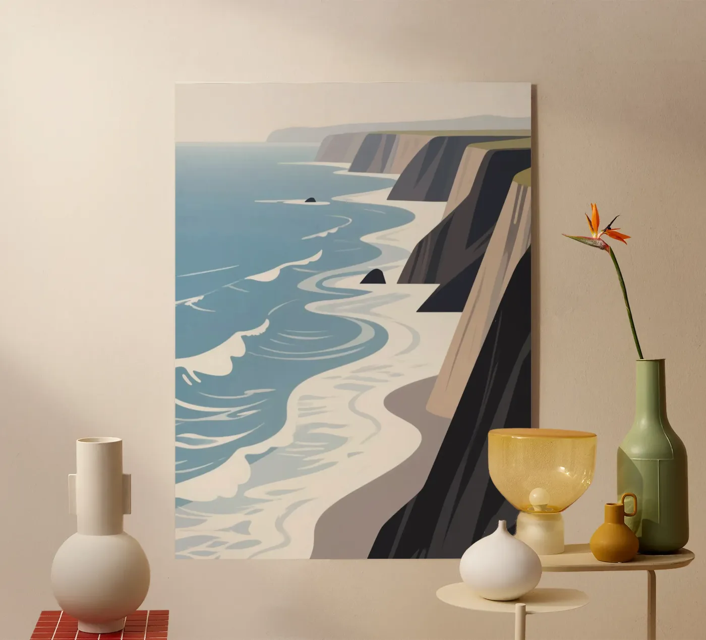 Oceaan Clift acryl van knowledge