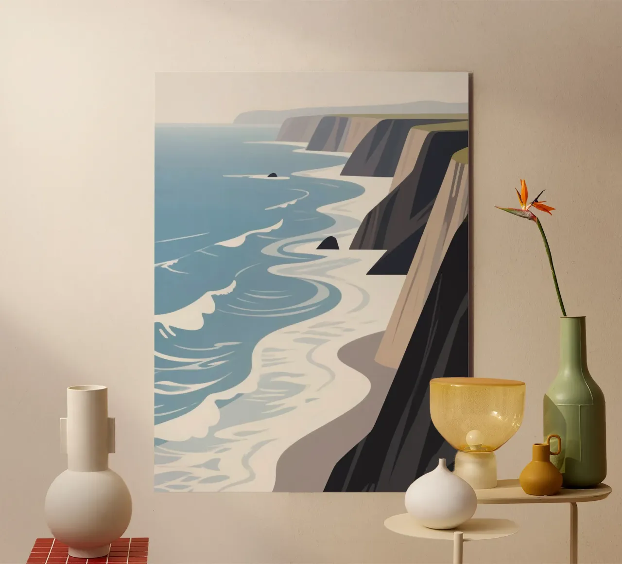 Ocean Clift alluminio dibond da knowledge