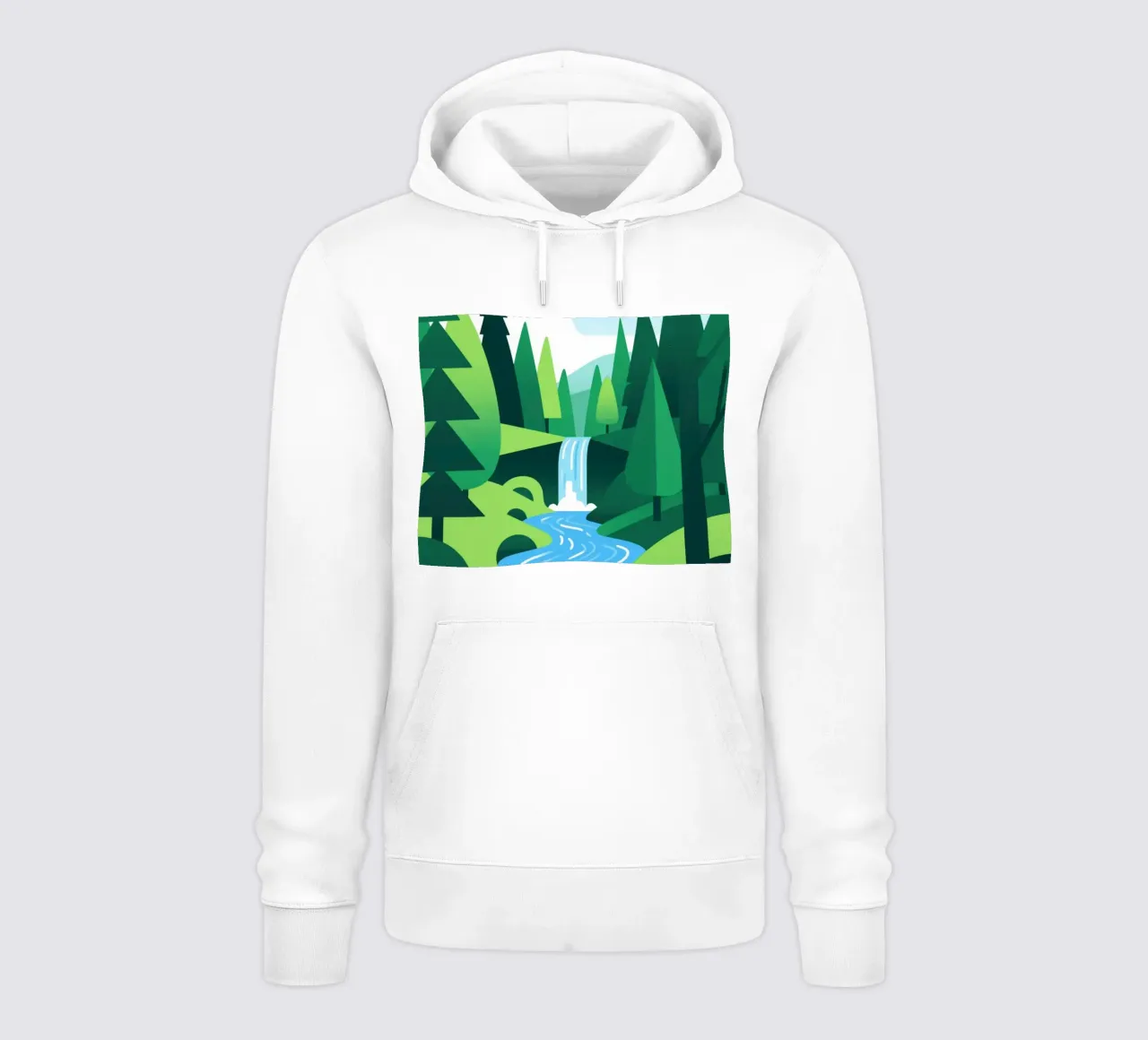 Foresta autunnale felpa con cappuccio da knowledge