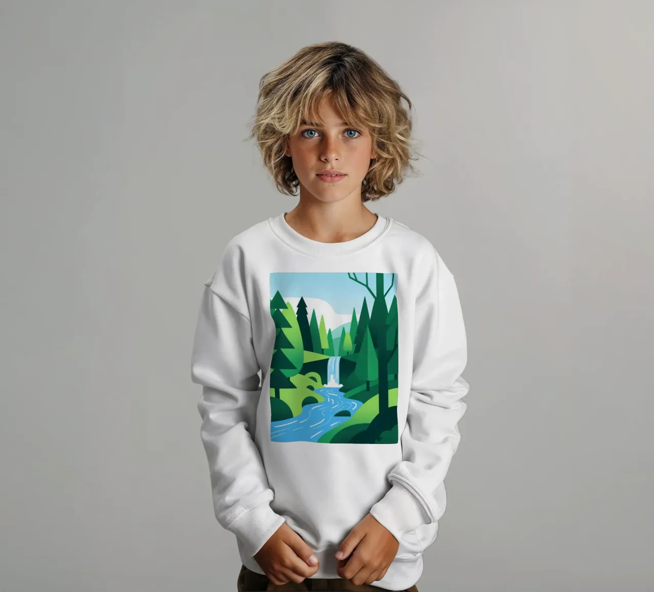 Foresta autunnale felpa bambino da knowledge