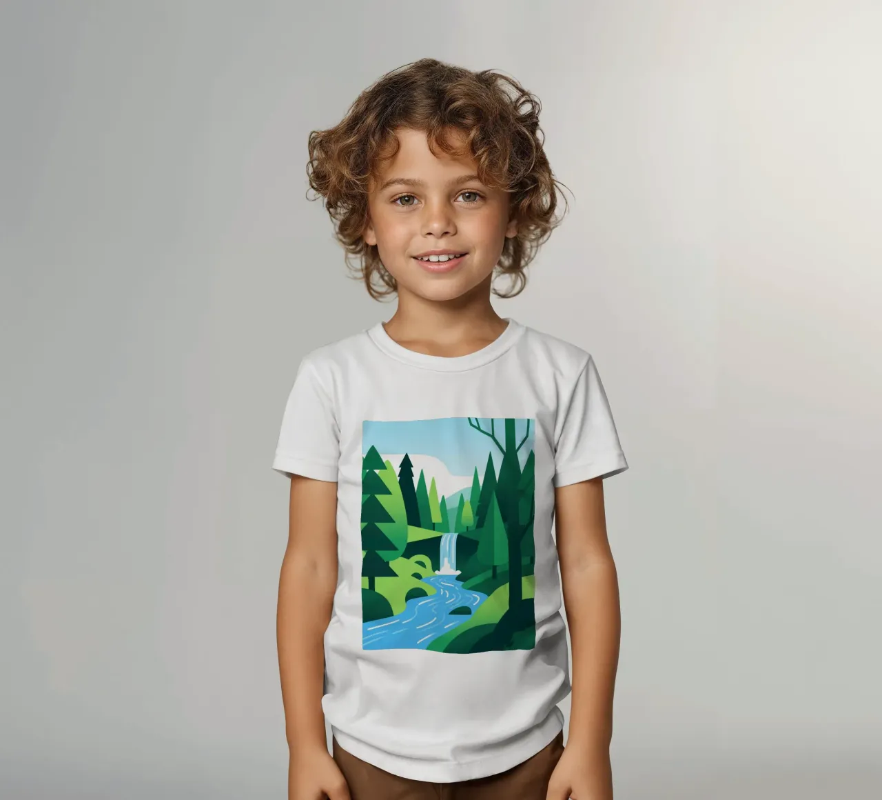 Foresta autunnale t-shirt bambini da knowledge
