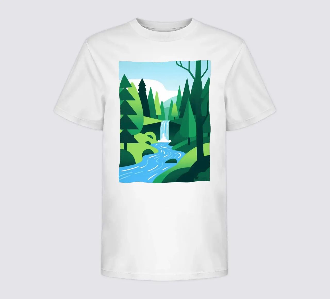 Foresta autunnale t-shirt bambini da knowledge