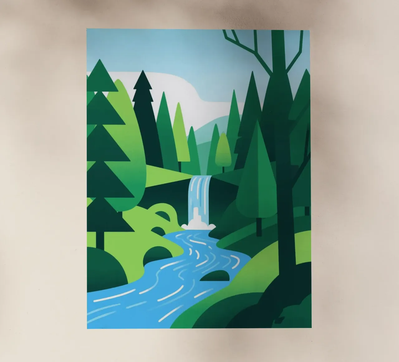 Fall Forest pellicola backlit da knowledge