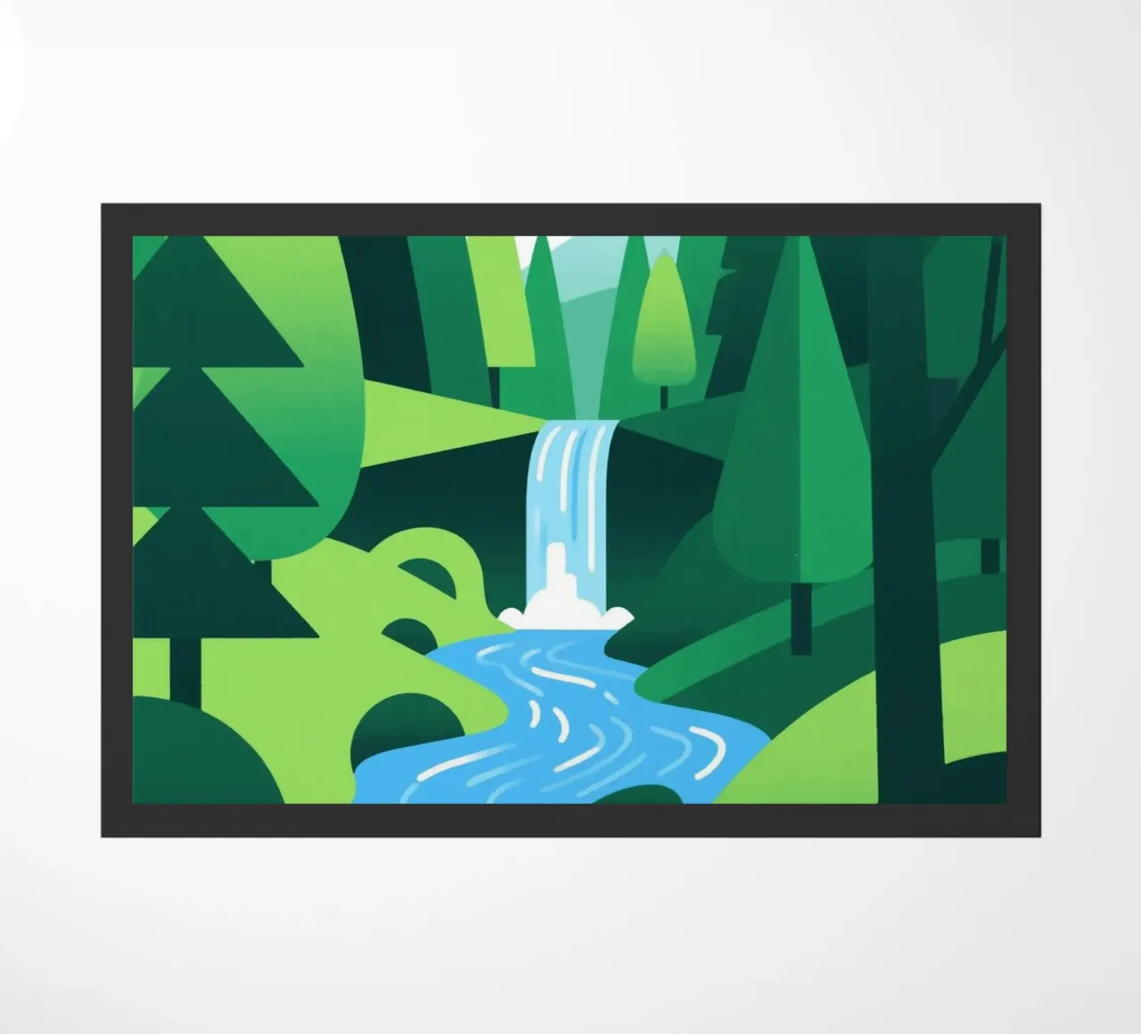 Fall Forest doormat by knowledge